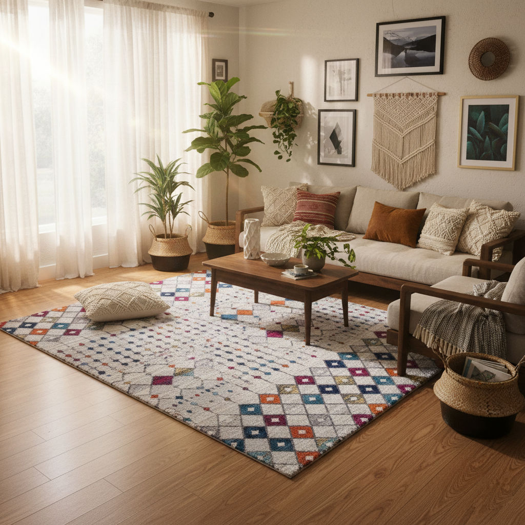 LUMARO - Hand Tufted Bohemian Carpet